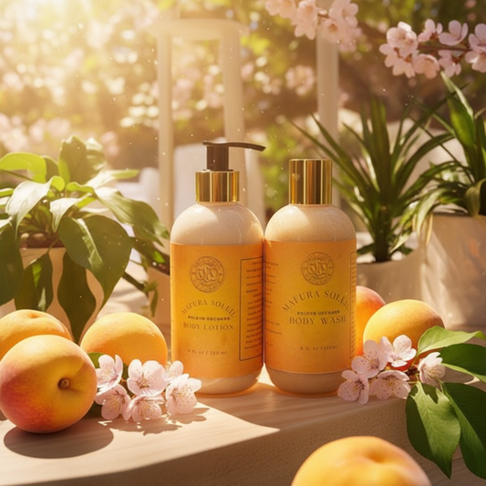 Mafura Soleil Golden Orchard Bath and Body Duo