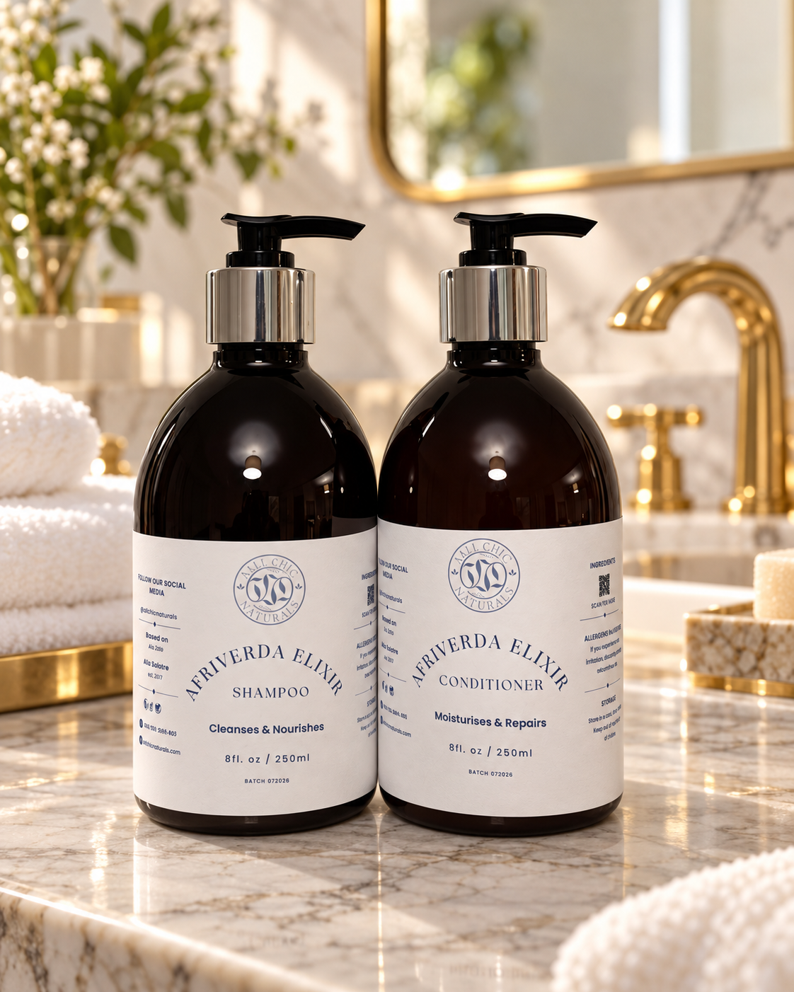 AfriVerda Elixir Hair Care Duo