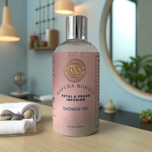 Mafura Hortus Petal & Peach Infusion Shower Gel