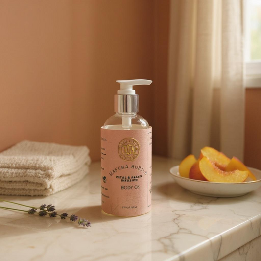 Mafura Hortus Petal & Peach Infusion Body Oil