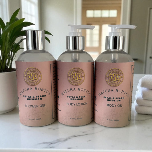 Mafura Hortus Petal & Peach Infusion Trio