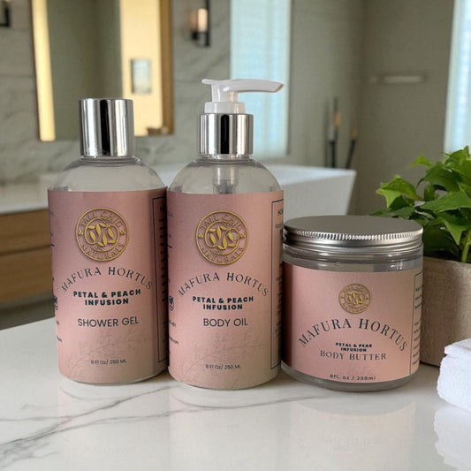 Mafura Hortus Petal & Peach Infusion Trio