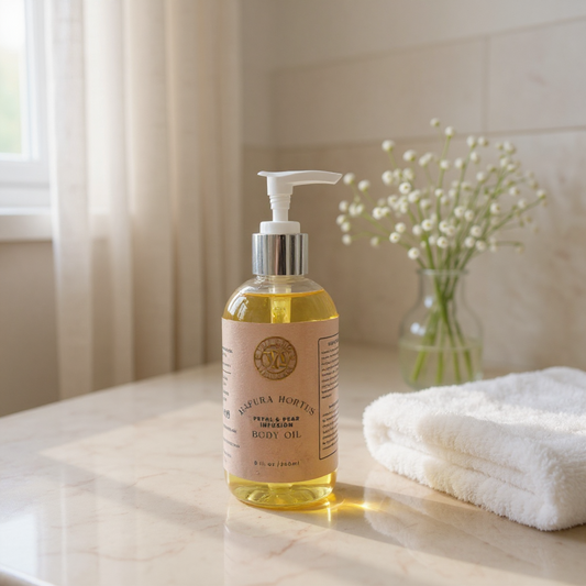 Mafura Hortus Petal & Peach Infusion Body Oil
