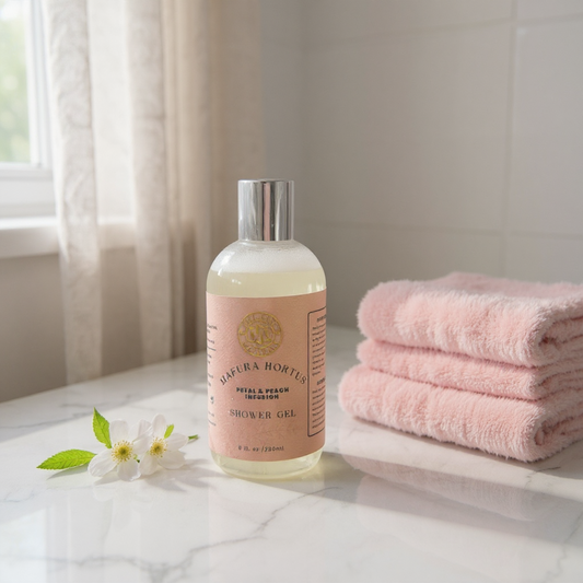 Mafura Hortus Petal & Peach Infusion Shower Gel