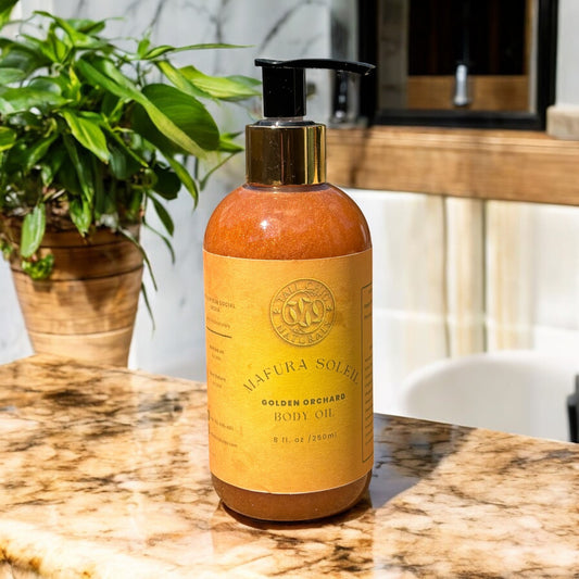 Mafura Soleil Golden Orchard Shimmer Body Oil