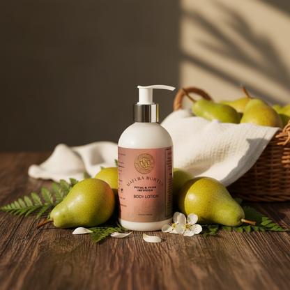 Mafura Hortus Blütenblatt &amp; Pfirsich-Infusion Körperlotion