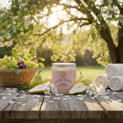 Gommage corporel Mafura Hortus Petal &amp; Peach Infusion