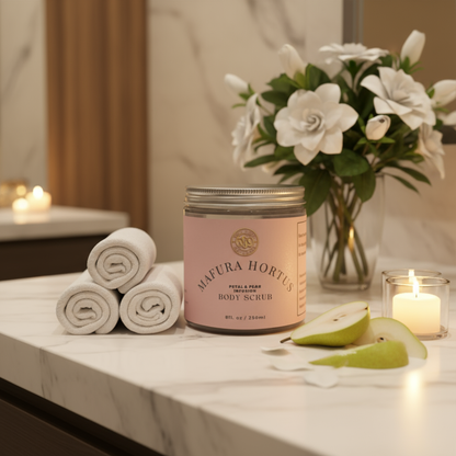 Gommage corporel Mafura Hortus Petal &amp; Peach Infusion