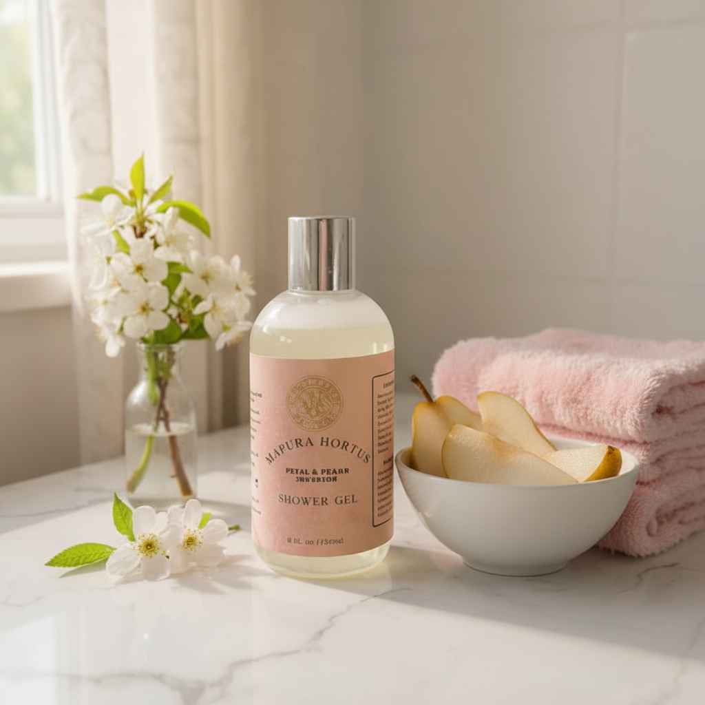 Mafura Hortus Petal & Peach Infusion Shower Gel