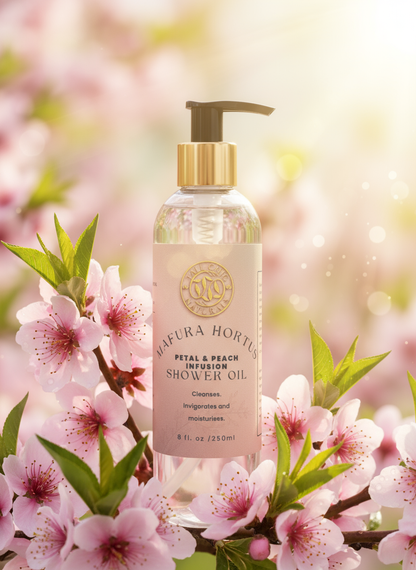 Mafura Hortus Blütenblatt- und Birnenduschöl