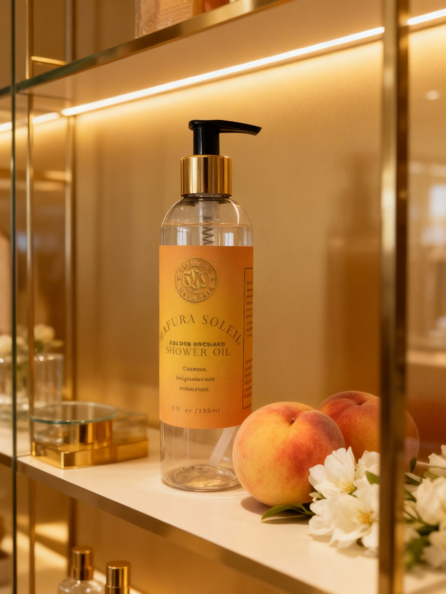 Huile de douche Verger Doré Mafura Soleil